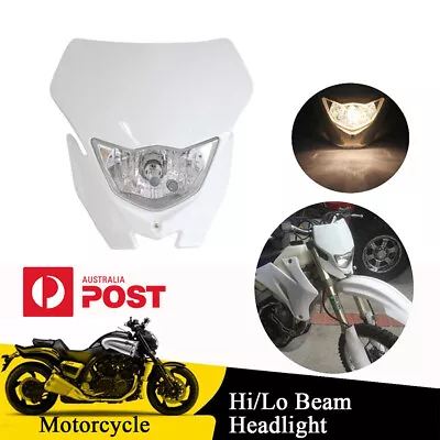 1pc White Motocross Off Road Headlight For Yamaha WR450F WR250F YZ YZF TW TTR DR • $58.99