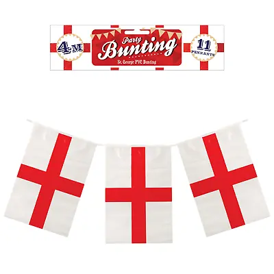 £3.49 • Buy England Football World Cup St Georges Flag Bunting 
