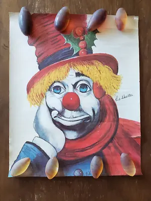 Red Skelton AUTOGRAPHED Signed Holly Clown 1972 Print Lithograph Auto Signature • $99.99