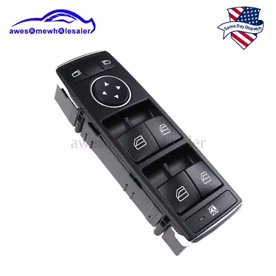 Front Left Door Window Switch For Mercedes W204 W212 C250 C300 E350 A2049055302 • $19.99