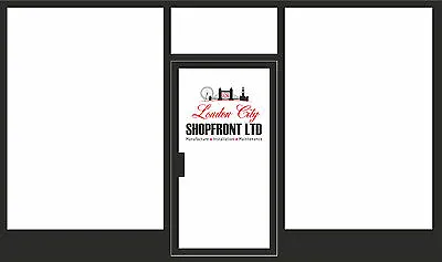 £1000 • Buy Glass Shopfront / Aluminium Shopfront With Single Door / Shopfront / Shutter