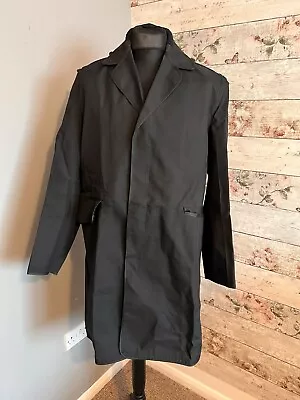 Black Macintosh Rain Coat Police Uniform Black Coat GANNEX  SIZE 38/40 • £45