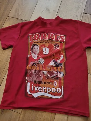 £8 • Buy Liverpool FC Torres 9 El Nino T Shirt Unofficial Age 6 Worn