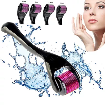 Beard Derma Roller 540 Titanium Beard Hair Growth Face Head Microneedle Massager • $6.89