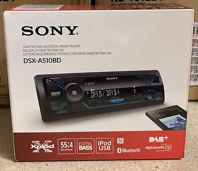 SONY Bluetooth Digital Media Receiver Car Radio Stereo DAB USB IPhone 4x55W NEW • £104.49