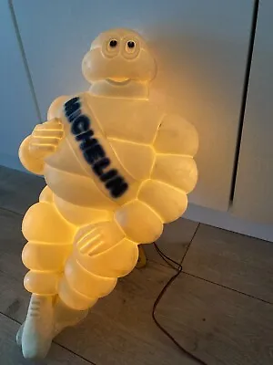 Vintage Plastic Michelin Man Lamp 1960s • $300