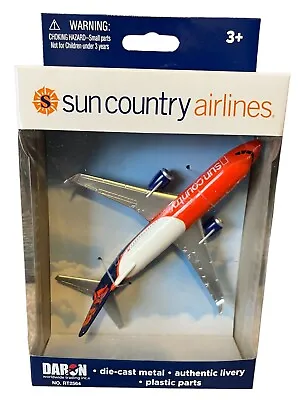 Sun Country Airlines Die-Cast Metal Airplane Model By Daron RT2564 NEW • $17.95
