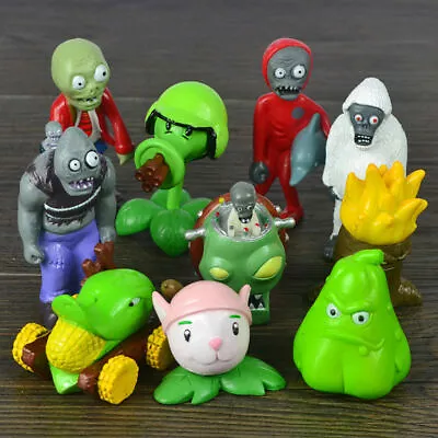 10pcs Plants Vs Zombies Dr. Zomboss Cake Decor Topper Figurines Action Figures • $28.95