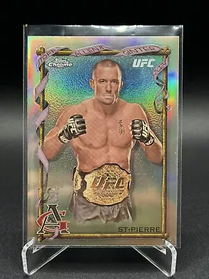 2024 Topps Chrome UFC GEORGES ST. PIERRE ALLEN & GINTER REFRACTOR #AAG-17 • $7.49