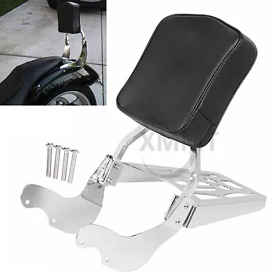 Rear Sissy Bar Passenger Backrest Pad Luggage Rack For Victory Kingpin SMB Tour • $136.78