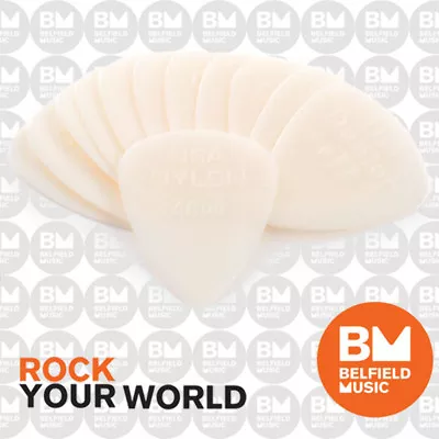 $11.50 • Buy Jim Dunlop Guitar Picks Players .46mm Nylon Standard Qty 12 Pick Pack - Cream