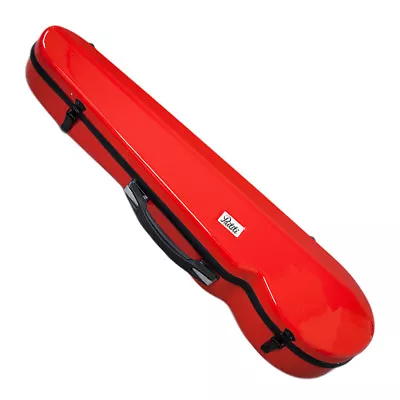 PAITITI Triangular Shaped Full Size Super Light Red Fiber Glass Violin Case • $129.99