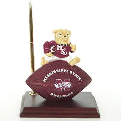 Mississippi State Bulldogs Mascot Desk Pen Clock Set Football License College  • $29.99