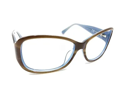 Maui Jim Nalani MJ295-03T Brown Blue Rectangle Sunglasses Frames 61-16 126 Japan • $59.99