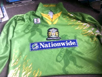 Vintage Halifax Town Afc Football Shirt Away Season 1998/1999 Biemme Long Sleeve • £69.99