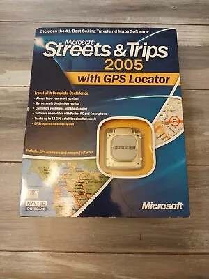 US Microsoft Streets & Trips 2005 - USA - GPS Locator (B17-00175) New Open Box • $48.78