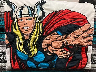 Thor Pillowcase Marvel Comics Pottery Barn Kids 20 X 20 Embroidered Excellent • $29.99