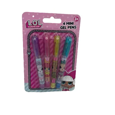 LOL Surprise Mini Gel Pens Multicolor 4-Pack New • $0.99