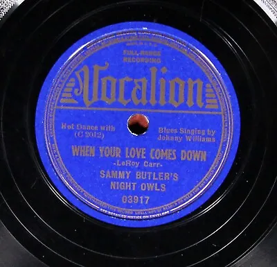 £16.21 • Buy Sammy Butler's Night Owls VOCALION 03917 V+ PREWAR BLUES / GOSPEL 78