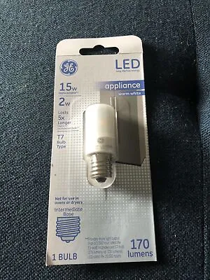 GE T7 Appliance LED Bulb 170 Lumens 2w 15w Replacement Warm White Part 13974 • $7.99
