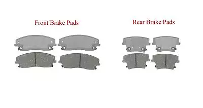 Front & Rear Ceramic Brake Pads With Single Piston On Front Caliper • $55