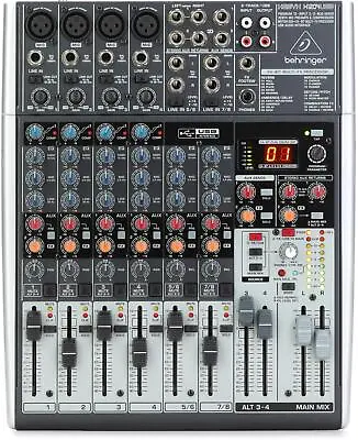 Behringer Xenyx X1204USB Mixer With USB And Effects • $209