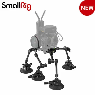 SmallRig 4-Arm Suction Cup Camera Mount Kit 120 Kg Load Capacity SC-15K 3565 • £550