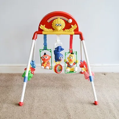 Vintage Tyco Sesame Street Baby Play Gym With Squeaky Toys Big Bird • £45