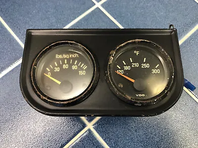 VDO Used Original 120-300F TEMPERATURE OIL Pressure GAUGES 12V VW BMW Porsche • $45