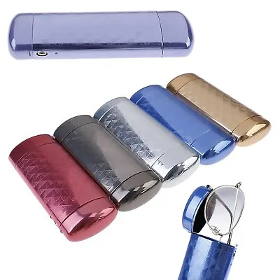 Hard Metal Glasses Case Storage Aluminum Sunglasses Case Box Protector NEW • £4.86