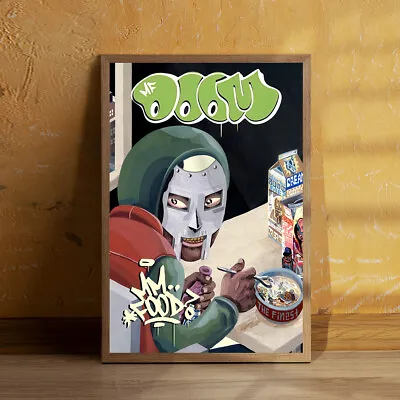 MM..Food - MF Doom Album Poster 20x30  24x36  Custom Canvas Music Poster • $28.69