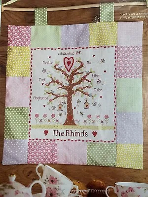 The Tree Of Love Family Tree Cushion Cross Stitch Design Chart • £1.29