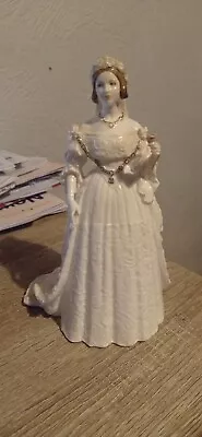 Coalport Queen Victoria Royal Weddding Day Royal Brides Ltd Ed Historical Figure • £28