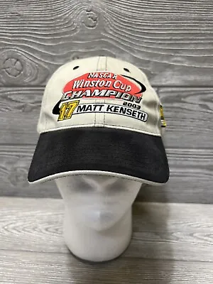 Matt Kenseth #17 2003 Official NASCAR Winston Cup Champion Cap Roush Racing • $12.99