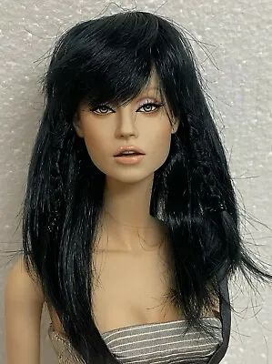 Monique Collection Synthetic Mohair  SUNDAI Wig BLACK  Sz 7-8  New MINT • $32