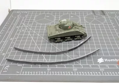 Airfix 1:72 1:76 Sherman M4A2 Tank Model Kit Built Painted Project • £5.99