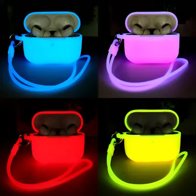 $5.88 • Buy Luminous Silicone Protective Full Case Cover Clip For Apple AirPods Pro 2nd Gen3