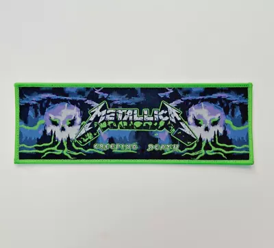 Metallica - Creeping Death GREEN Border Licensed Woven Strip Patch SOLD OUT New • $44.95