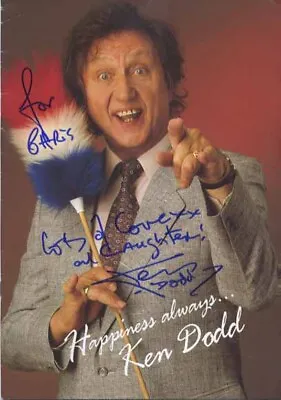 Ken Dodd - Comedian - Signed Program - COA (19283) • £90