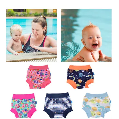 Splash About New Happy Nappy - Reusable Baby/Toddler Neoprene Swim Nappy UK • £6.35