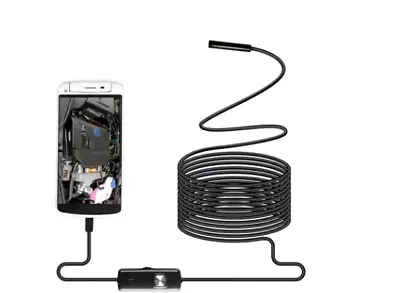 Waterproof USB Endoscope Borescope Snake Inspection Camera Android Mobile Phone • £3.79