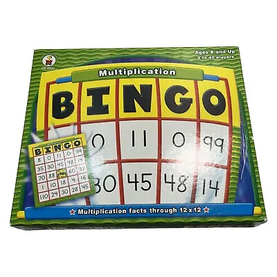 Multiplication Bingo (2004) Carson-Dellosa Publishing - Used Board Game • $8