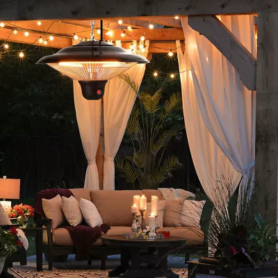 £69.95 • Buy Electric Ceiling Heater Hanger Mounted Patio Garden Halogen Warmer Lamps Outdoor