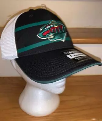 Minnesota Wild Truckers Style Adjustable Snapback Hat~cap~nwt • $27.91