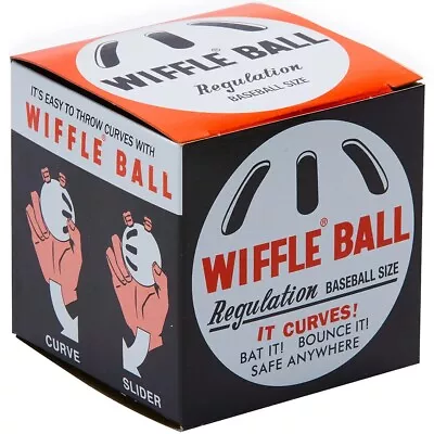 2x Official WIFFLE Plastic BALL Indoor Outdoor Regulation Baseball Size NEW! Fun • $9.97