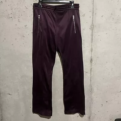 Madonna H&M Purple 90’s Style Track Pants Purple Women’s Size 10 Zippers Y2K • $49.88