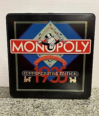 1985 MONOPOLY Game 50th Year Tin Box Commemorative Edition Complete • $25