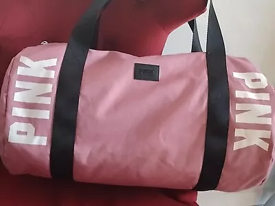 Superb Victoria's Secret Pink Campus BEGONIA Duffle Gym Bag Tote College School • $16