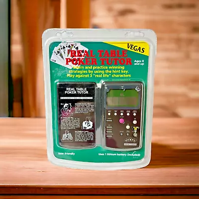 Video Poker Handheld Electronic Game Vegas New In Packaging Real Table Tutor • $19.99