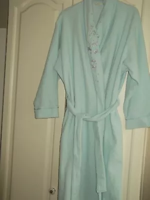 M & S Aqua Plus Size 20-22 Women’s Dressing Gown VGC • £10